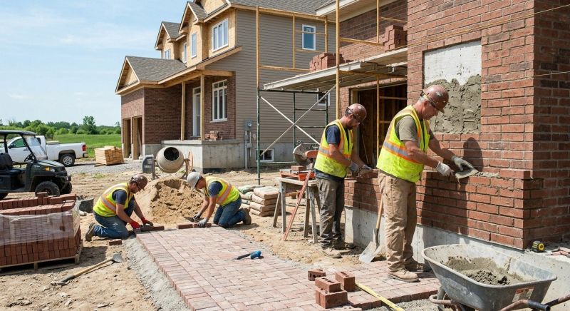 Brick Border Installation in Boston, MA
